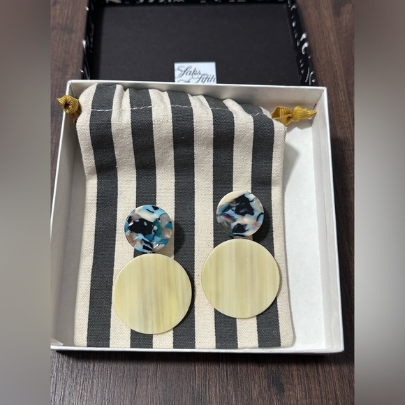Lele Sadoughi Circle Earrings - Picture 1 of 7